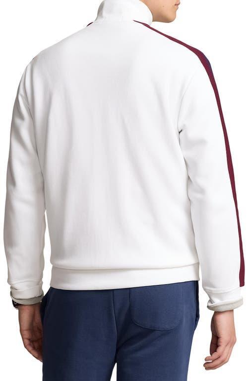 Piqué Track Jacket In White Multi Product Image