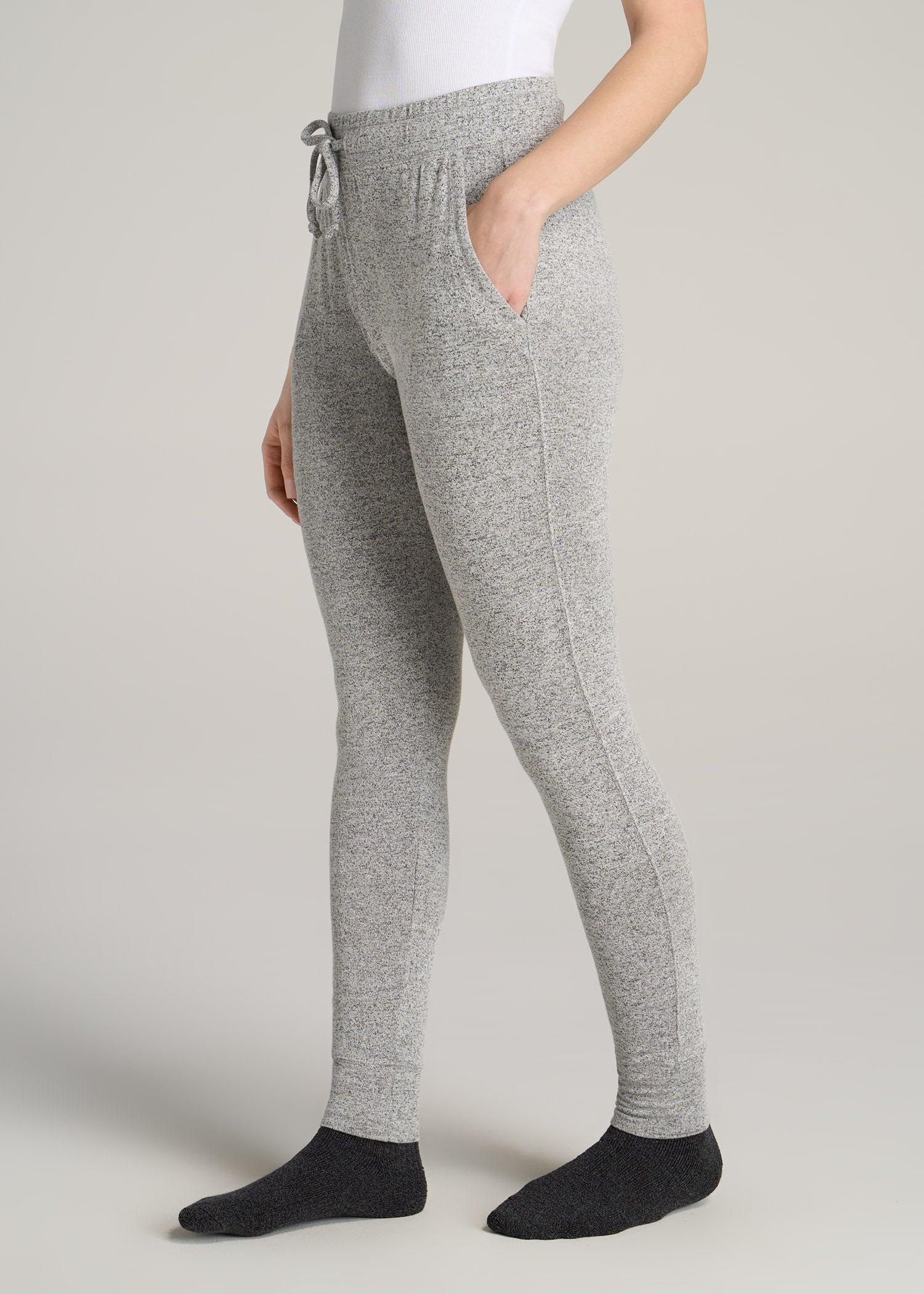 Cozy Lounge Joggers for Tall Women in Grey Mix Female Product Image