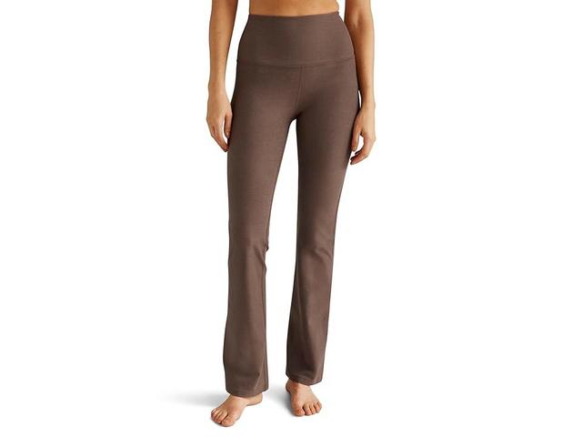 Beyond Yoga Spacedye High Waisted Practice Pants (Truffle Heather) Women's Casual Pants Product Image