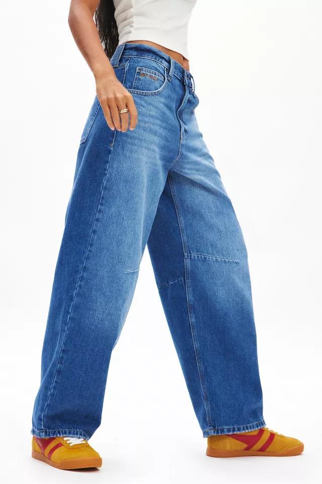 BDG Logan Buckle Baggy Barrel Jean Womens at Urban Outfitters Product Image