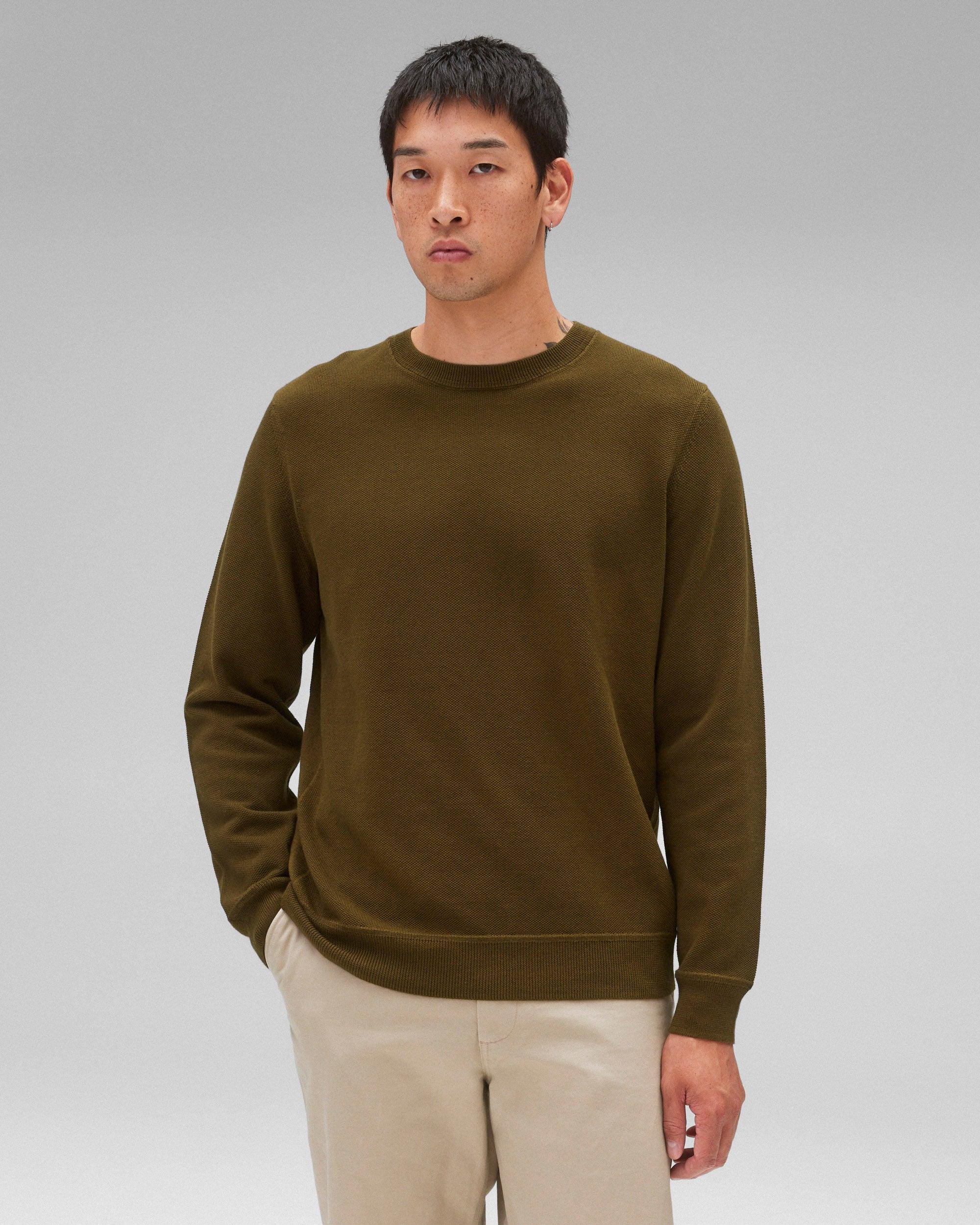 Supima Pique Ace Crewneck Male Product Image