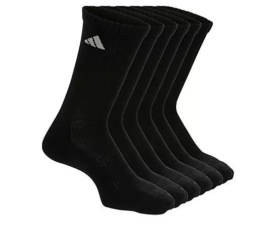 Adidas Womens Athletic Cushioned Crew Socks 6 Pairs Product Image