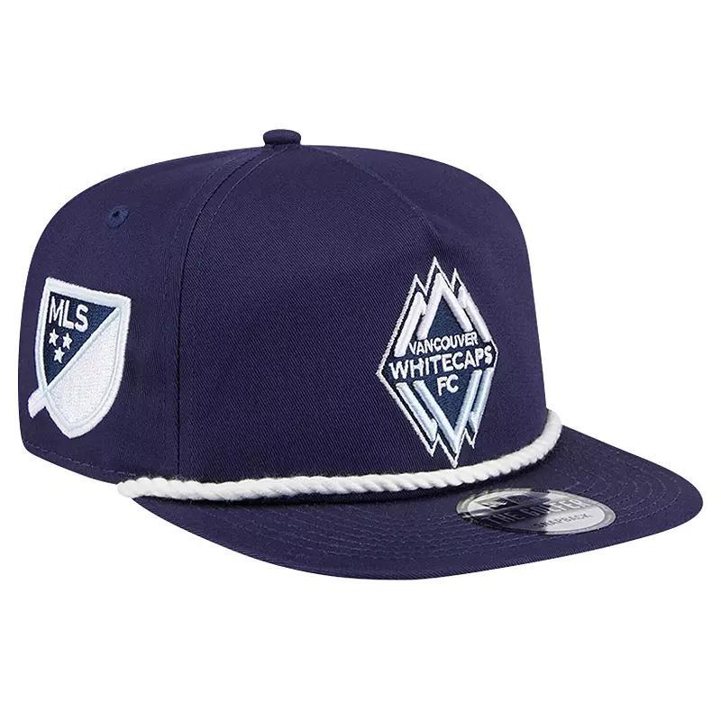 Mens New Era Navy Vancouver Whitecaps FC The Golfer Kickoff Collection Adjustable Hat, Vwc Blue Product Image