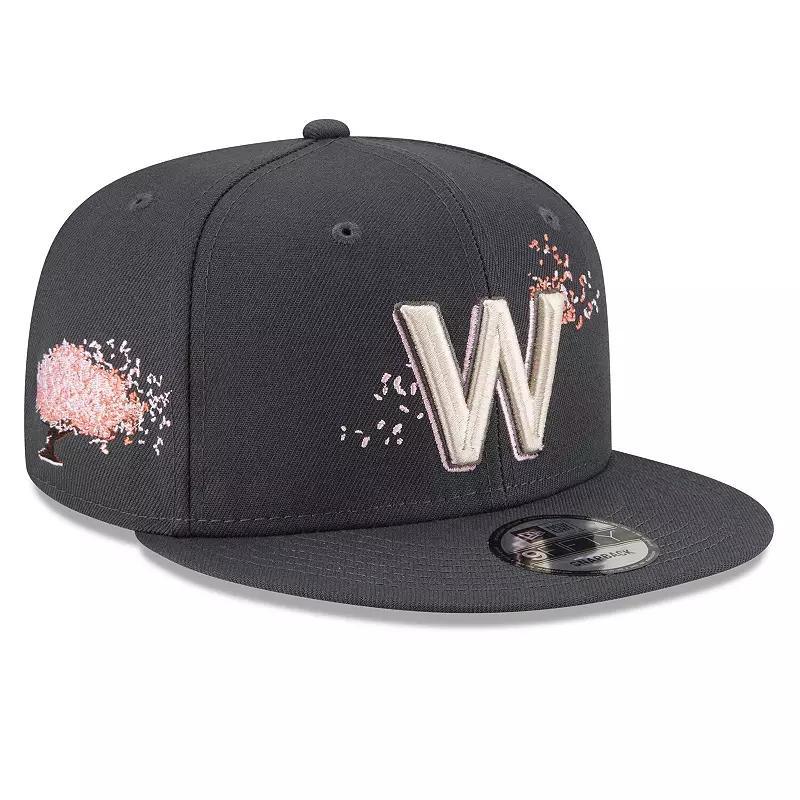 Mens New Era Graphite Washington Nationals City Connect 9FIFTY Snapback Adjustable Hat Product Image