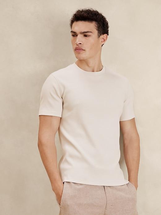 Slim Mini Ribbed T-Shirt Product Image