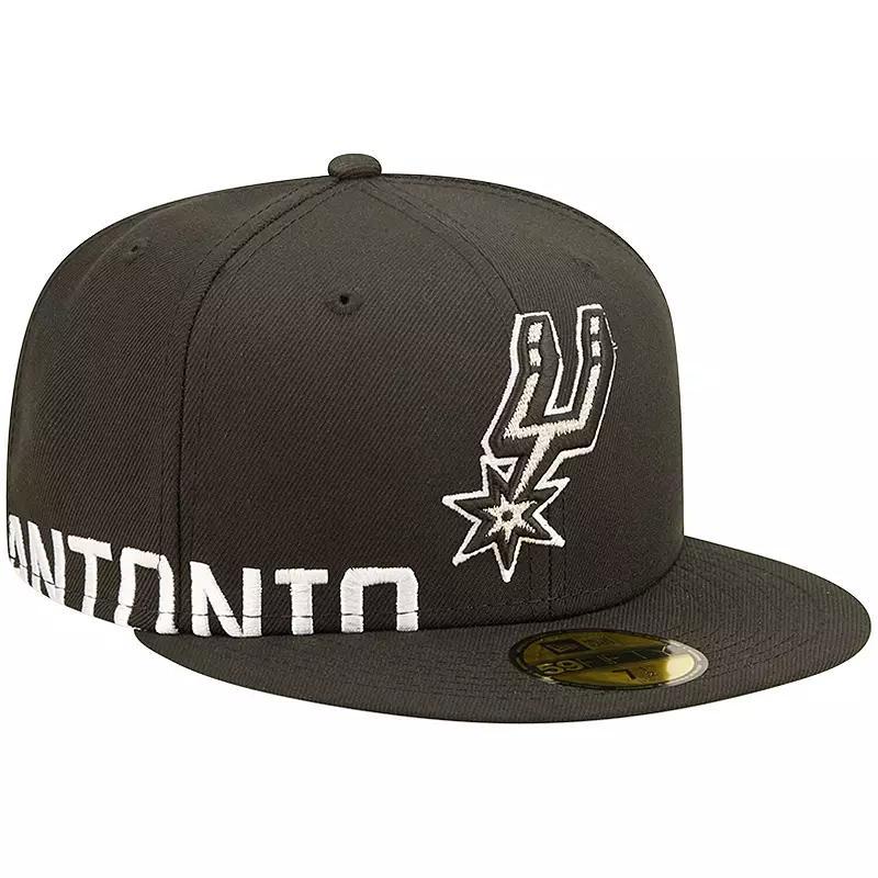 Mens New Era San Antonio Spurs Side Split 59FIFTY Fitted Hat Product Image