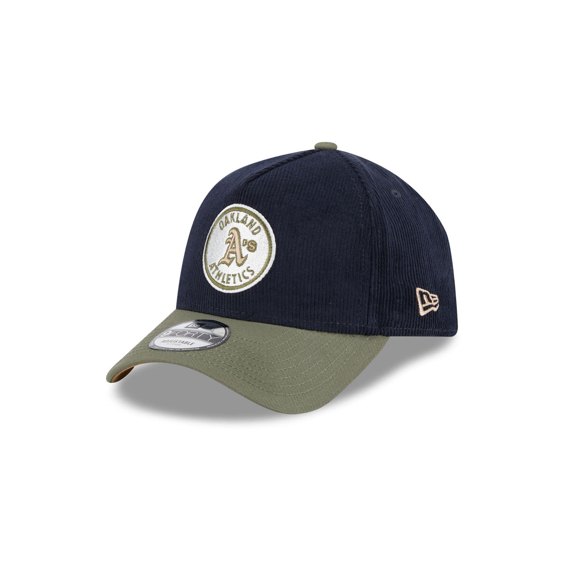 Oakland Athletics Navy 9FORTY A-Frame Snapback Hat Male Product Image