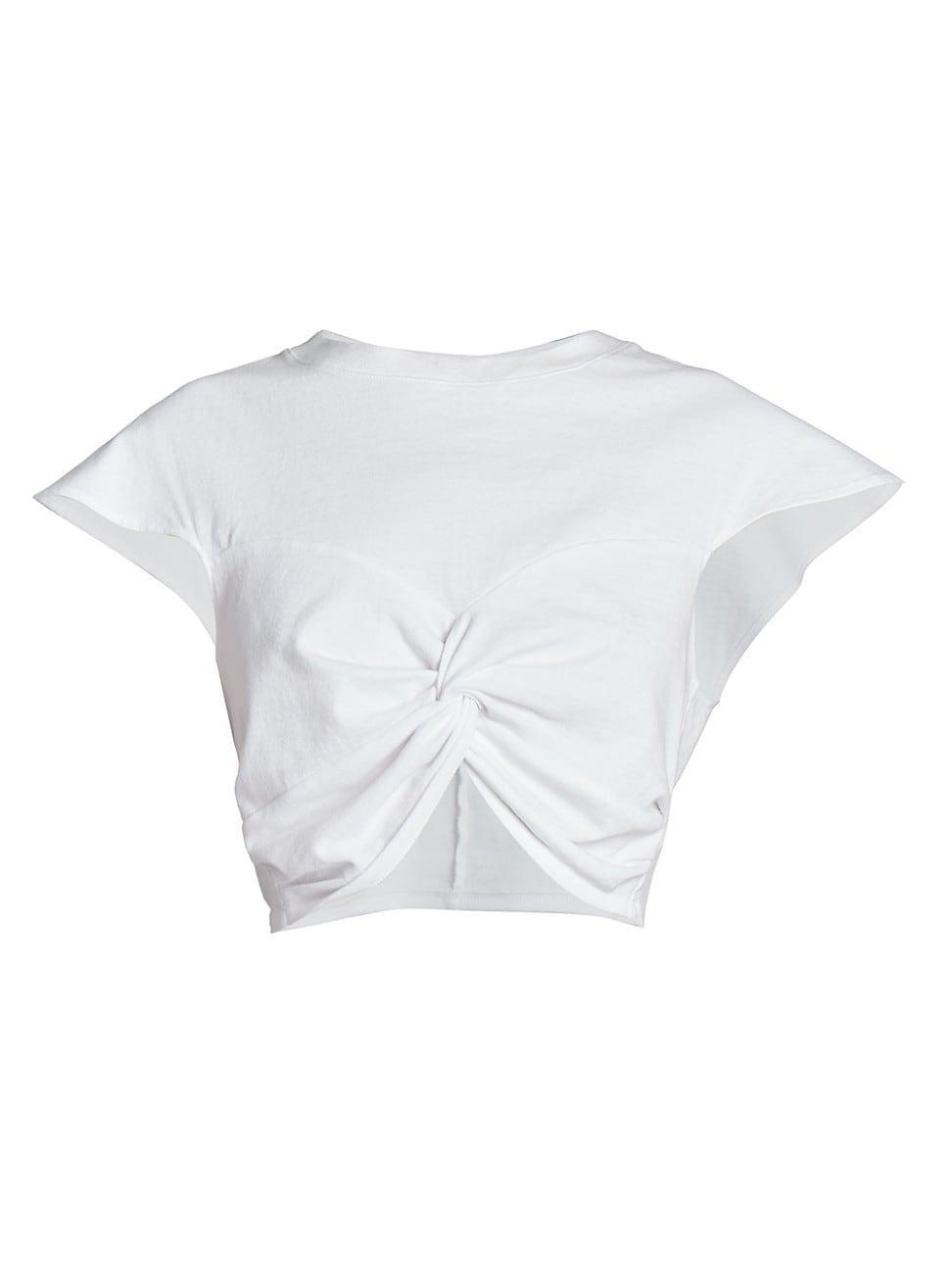 Womens Zineae Twisted Crop Top Product Image