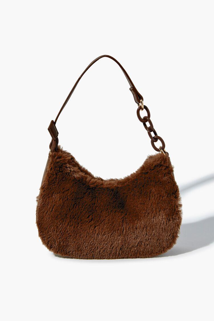 Plush Faux Fur Baguette Bag | Forever 21 Product Image