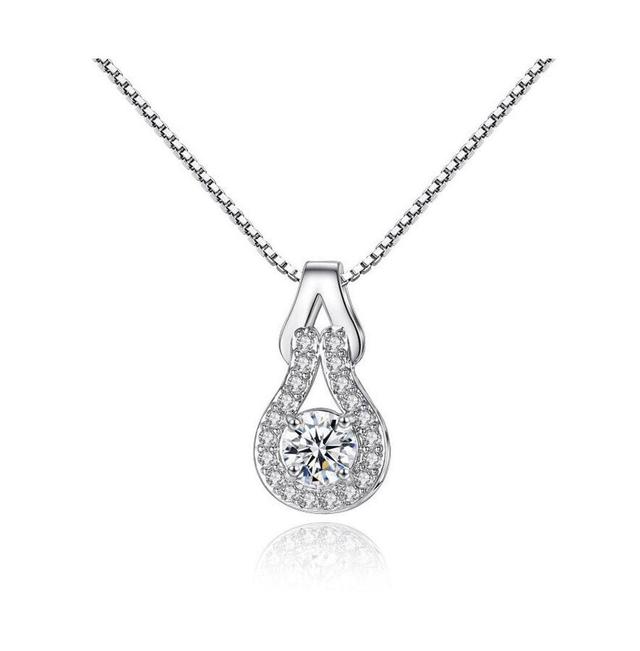 Crystal Infinity Pendant Necklace for Women Product Image