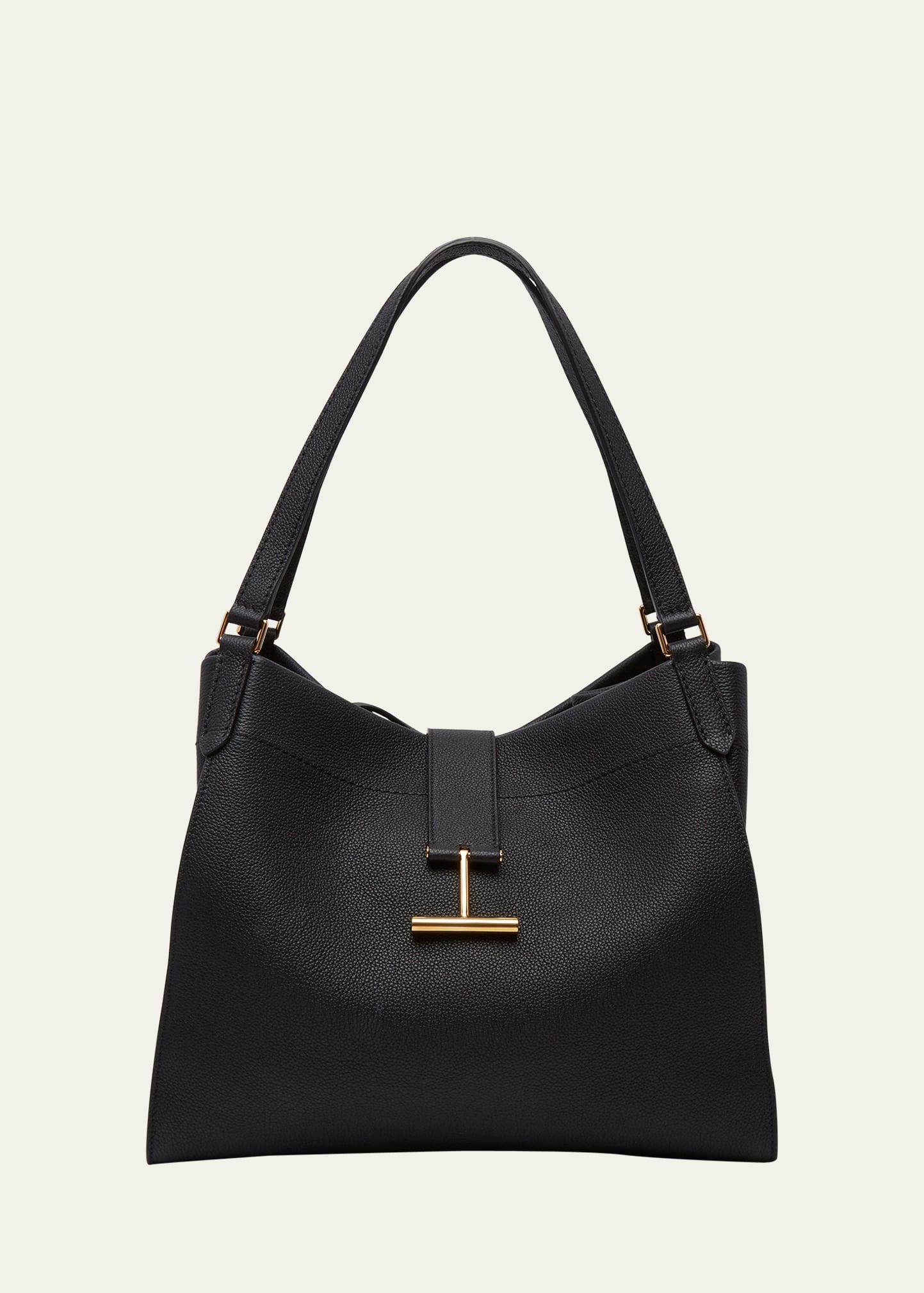 Tara Large Tote in Grained Leather Product Image