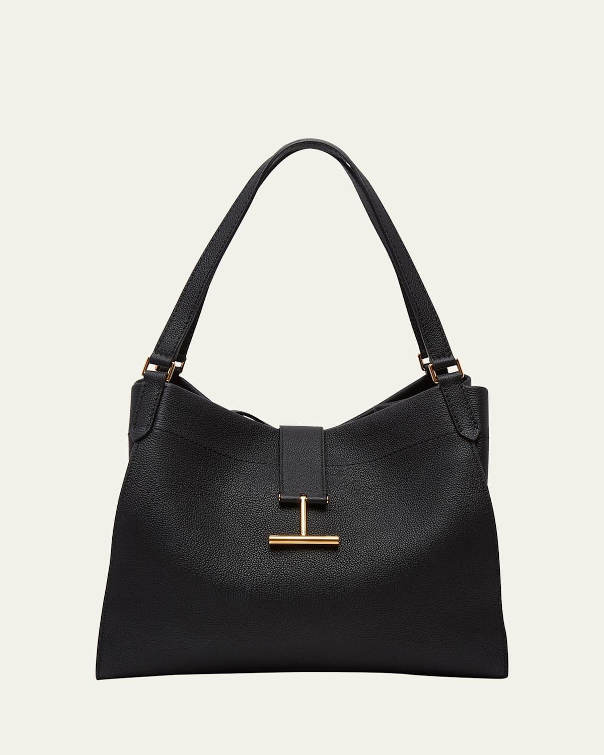 Tara Large Tote in Grained Leather Product Image