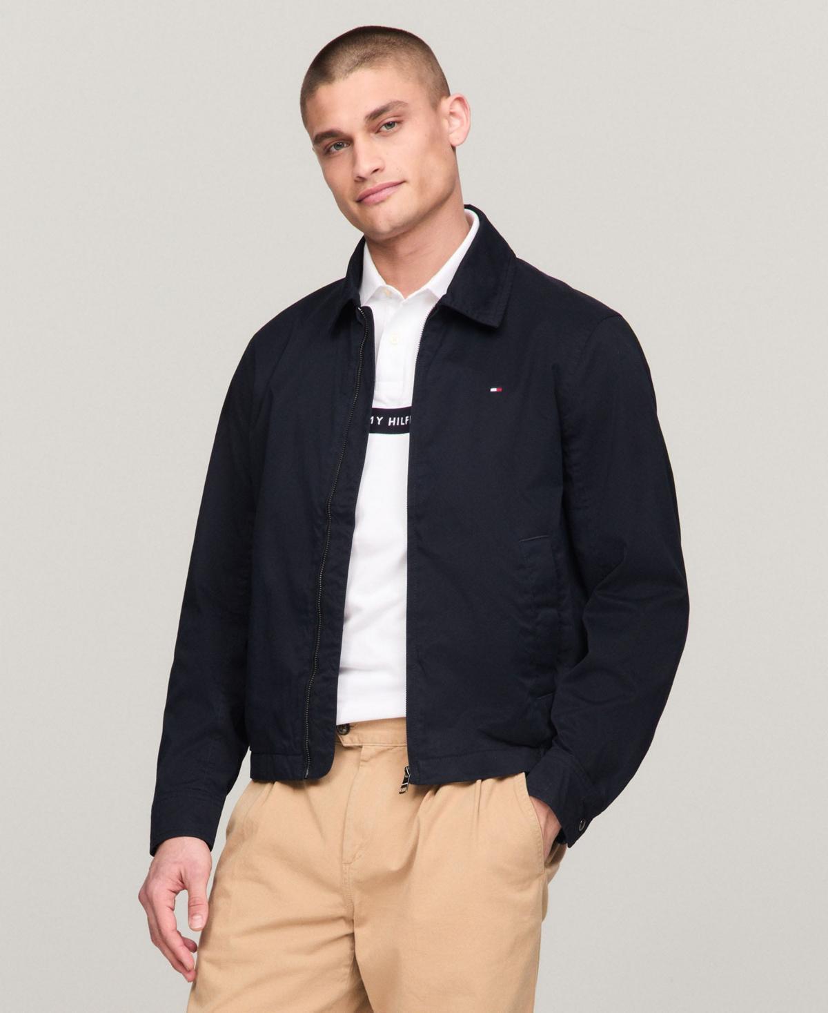 Tommy Hilfiger Mens Cotton Ivy Zip-Front Jacket Product Image