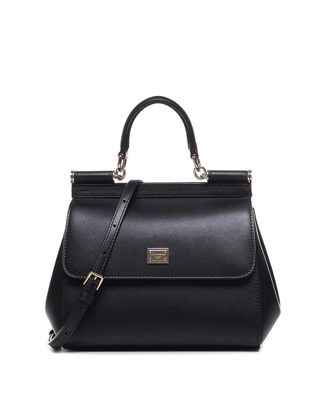 Medium Sicily Bag In Black Product Image