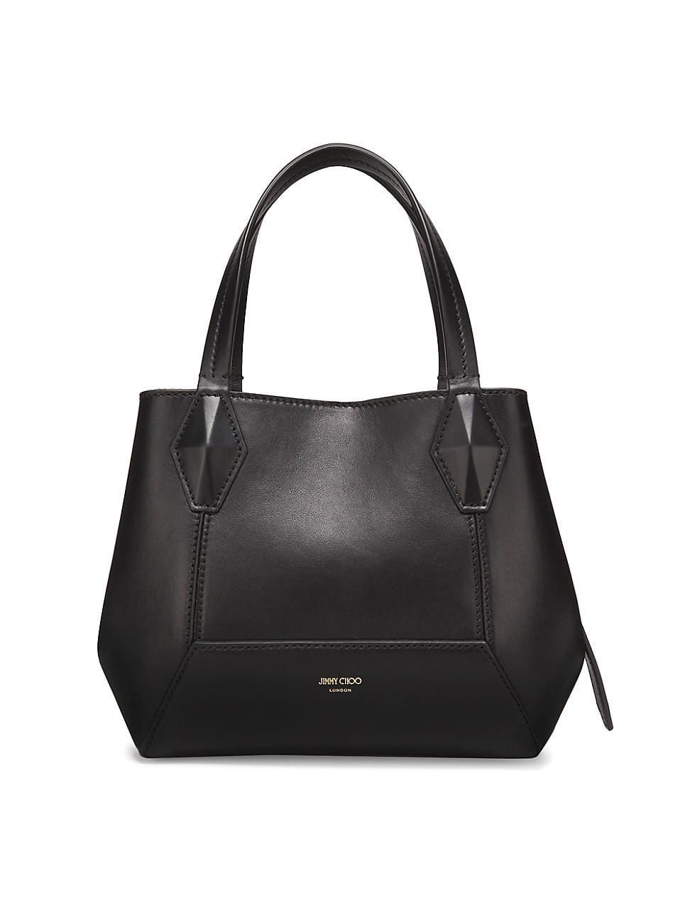 Womens Diamond Leather Tote Bag Product Image