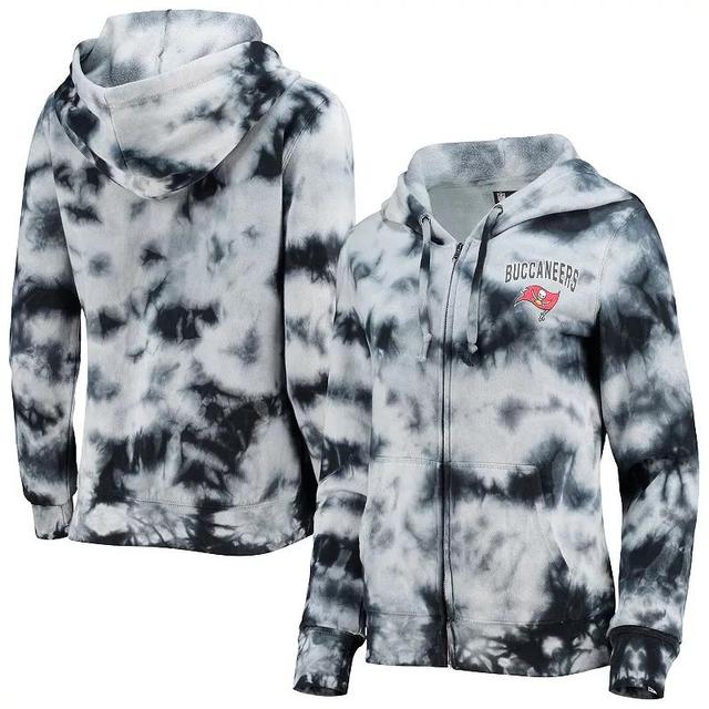 Womens New Era Tampa Bay Buccaneers Tie-Dye Fleece Full-Zip Hoodie Product Image