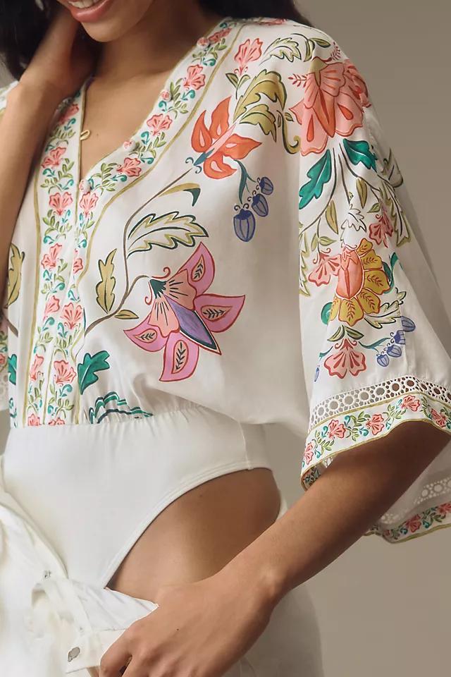 Farm Rio Insects Floral Bodysuit Product Image