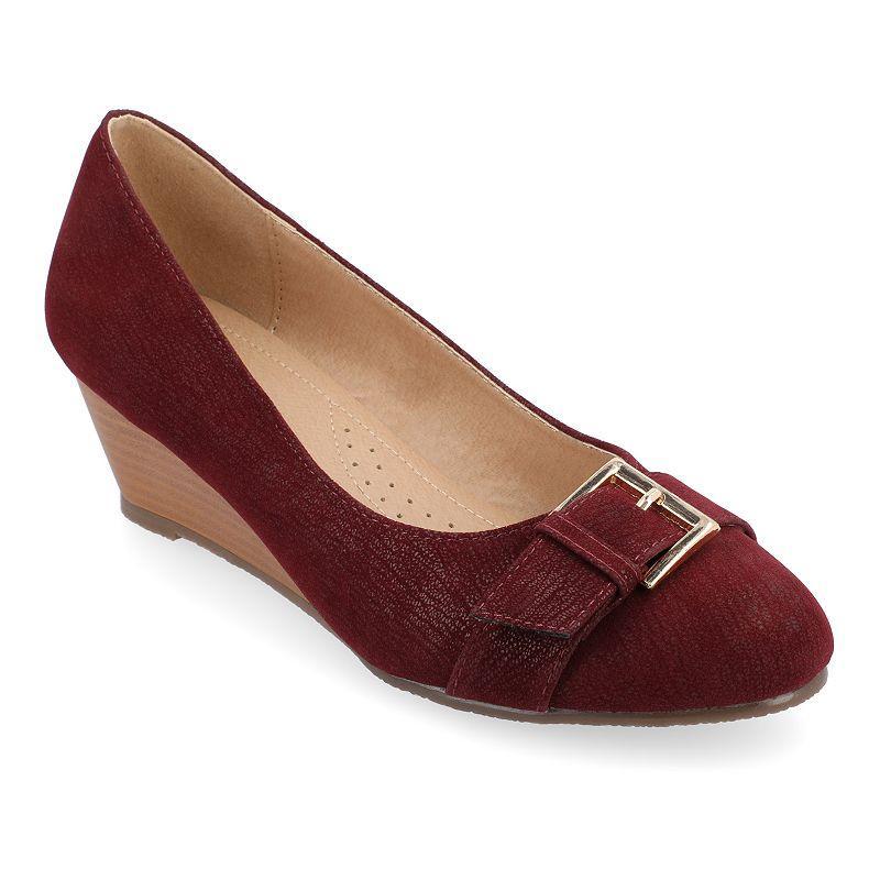 Journee Collection Graysn Womens Wedges, Girls Red Product Image