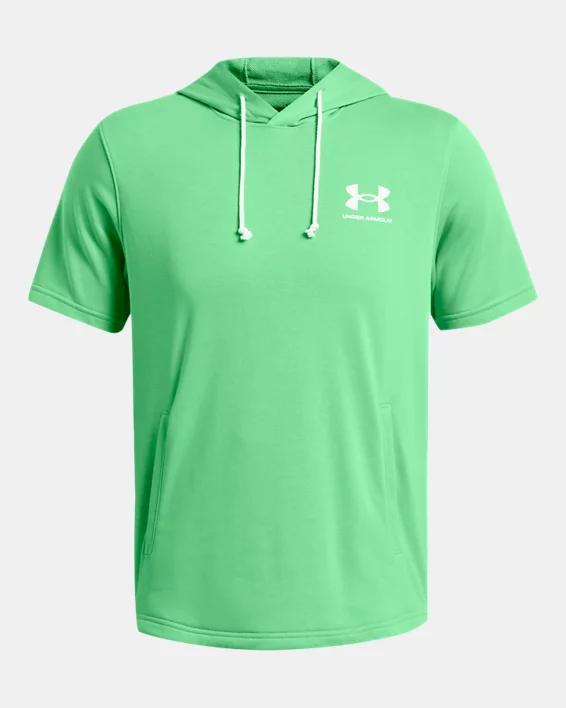 Men's UA Rival Terry Short Sleeve Hoodie Product Image