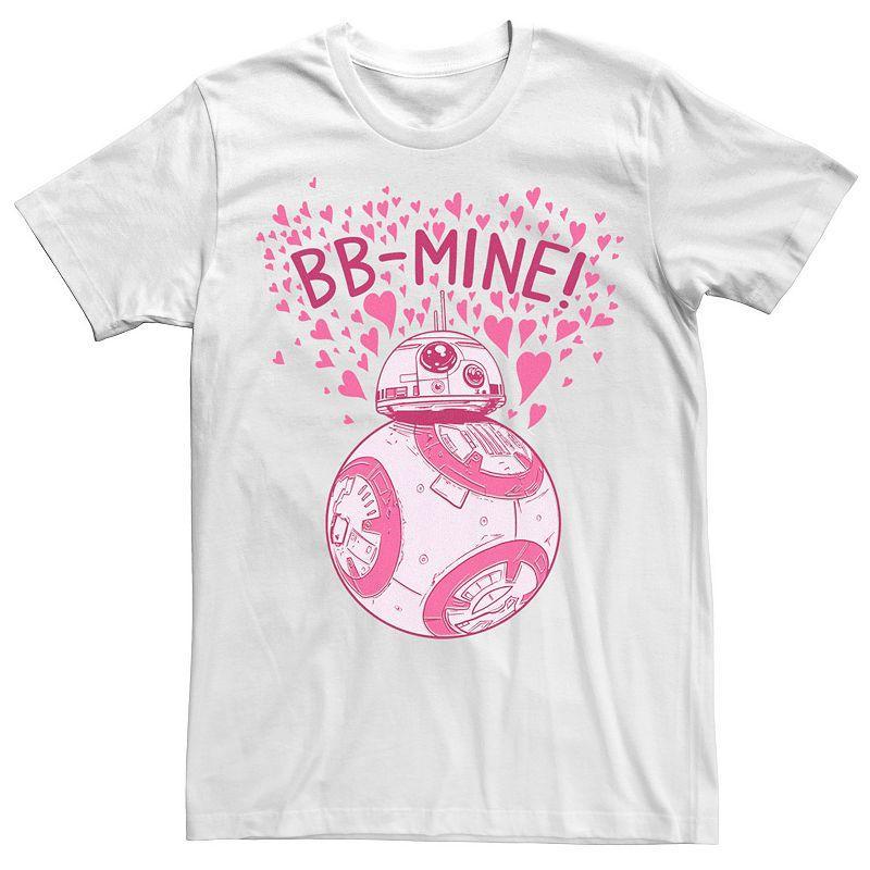 Mens Star Wars BB-8 Be Mine Valentines Day Tee Product Image