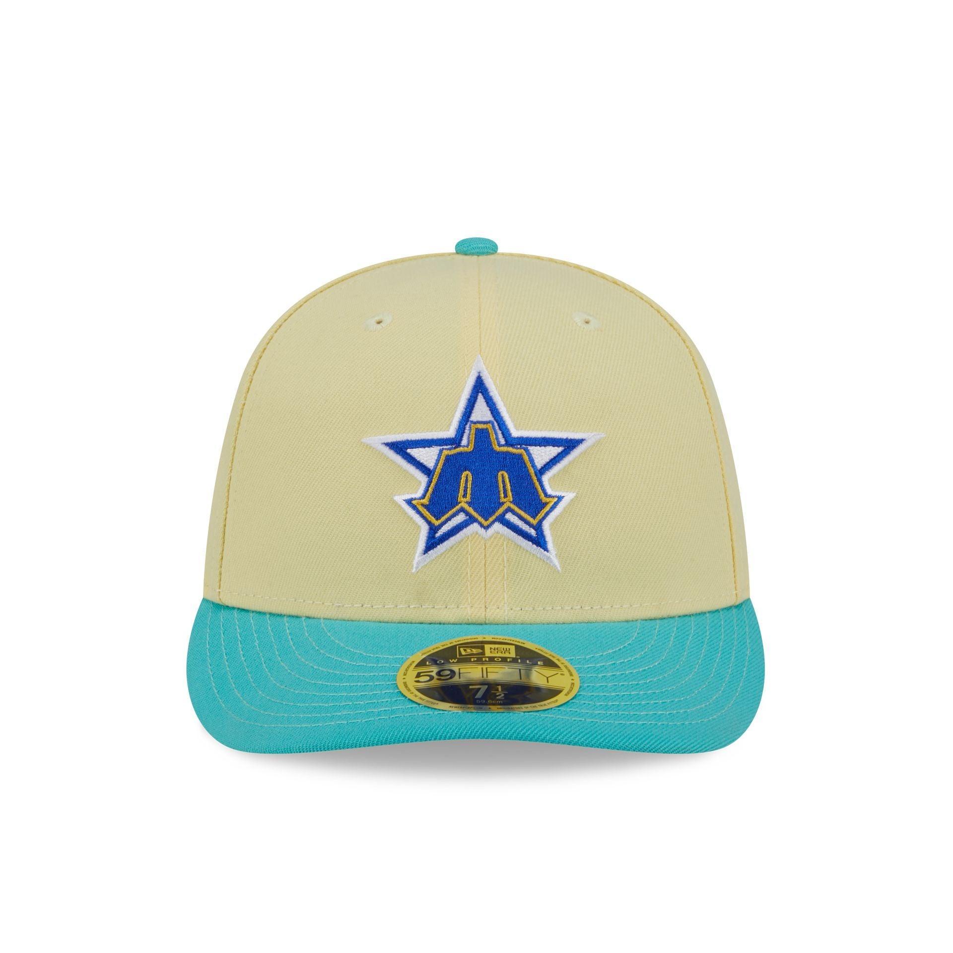 Seattle Mariners Soft Yellow Low Profile 59FIFTY Fitted Hat Male Product Image