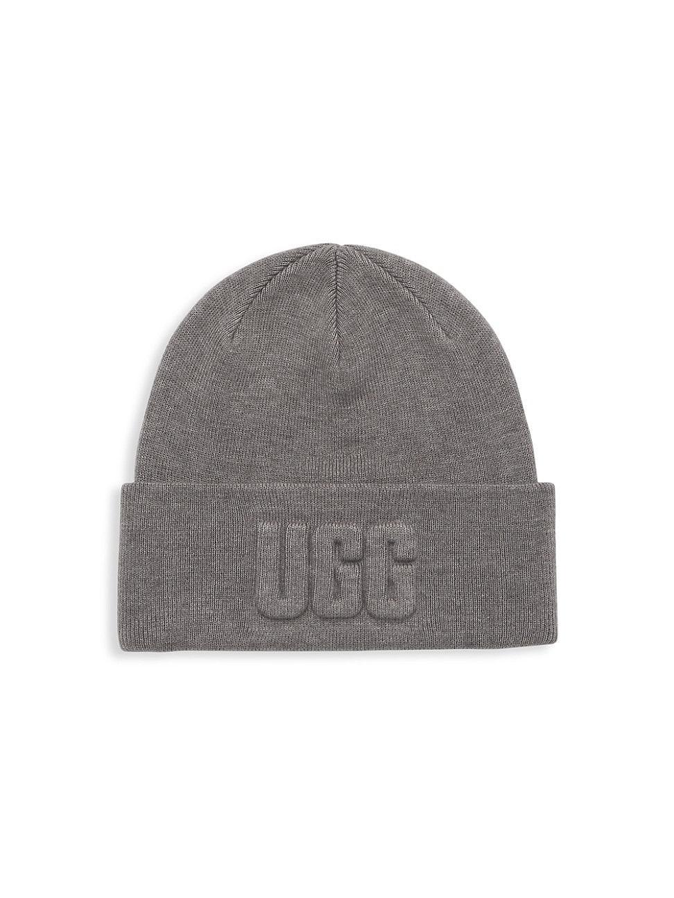 Mens Unisex 3D Logo Knit Beanie Product Image