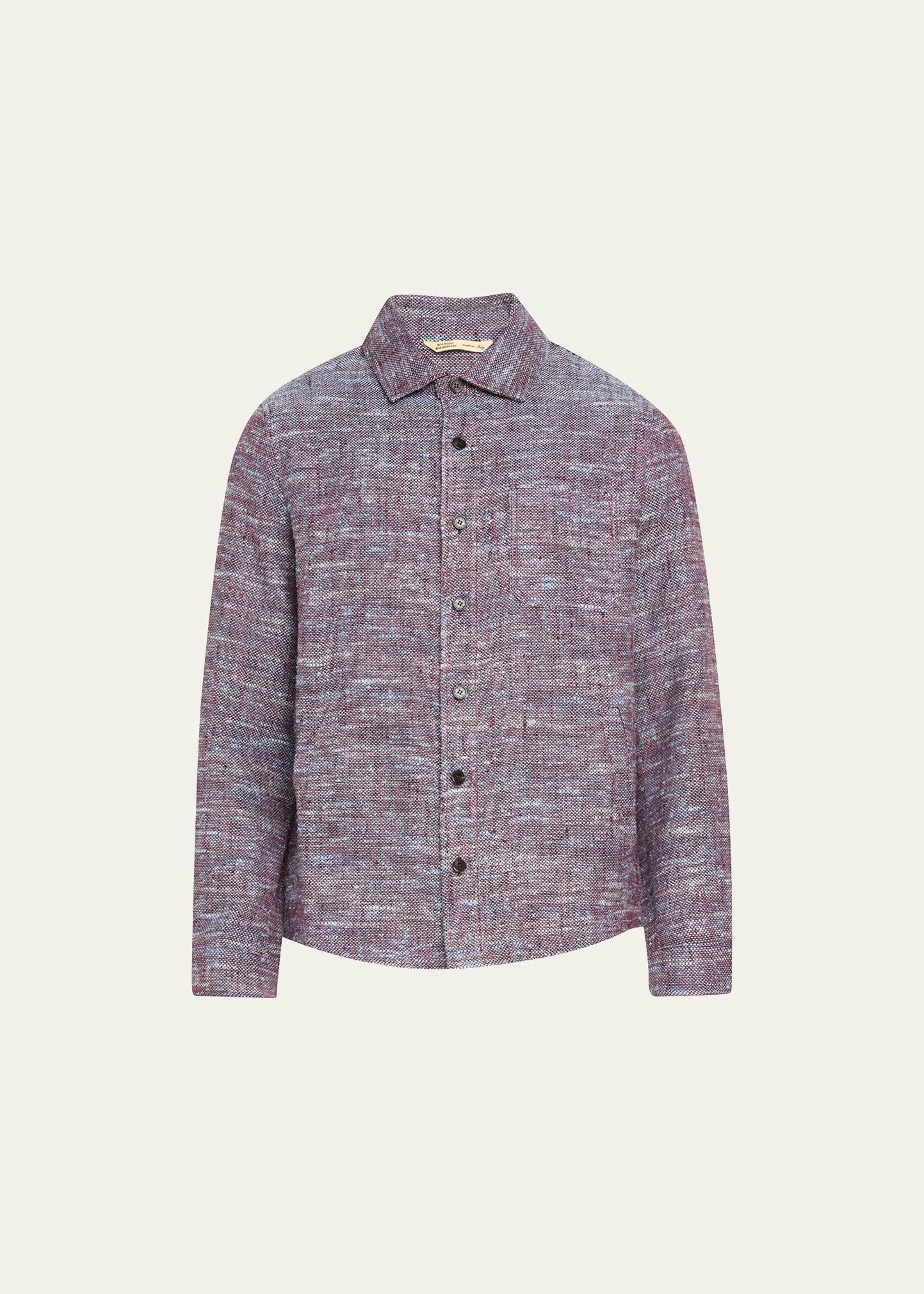 Mens Summer Tweed Overshirt Product Image