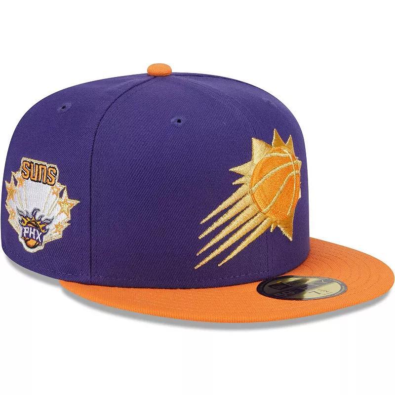 Mens New Era /Orange Phoenix Suns Gameday Gold Pop Stars 59FIFTY Fitted Hat Product Image