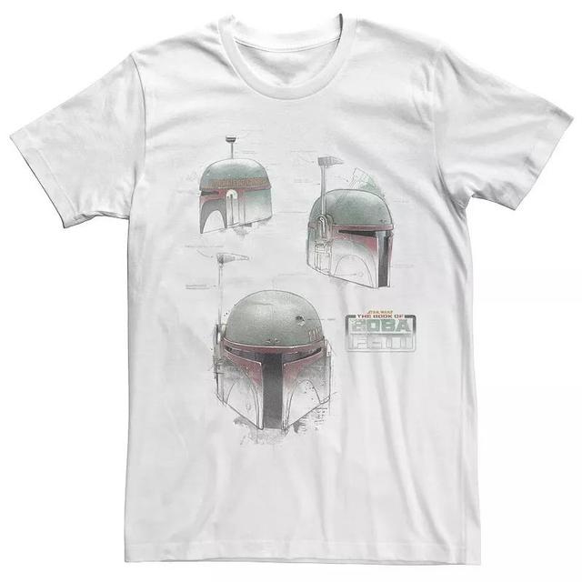 Mens Star Wars The Book Of Boba Fett Helmet Profiles Collage Tee Product Image