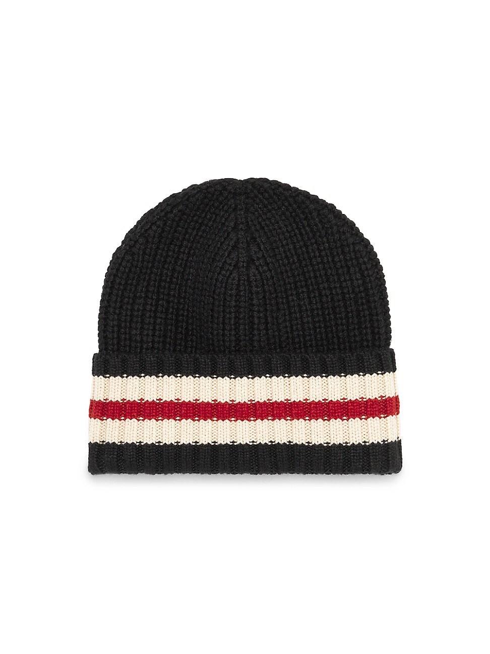 Womens Cashmere Feather Yarn English Rib Knit Beanie Product Image