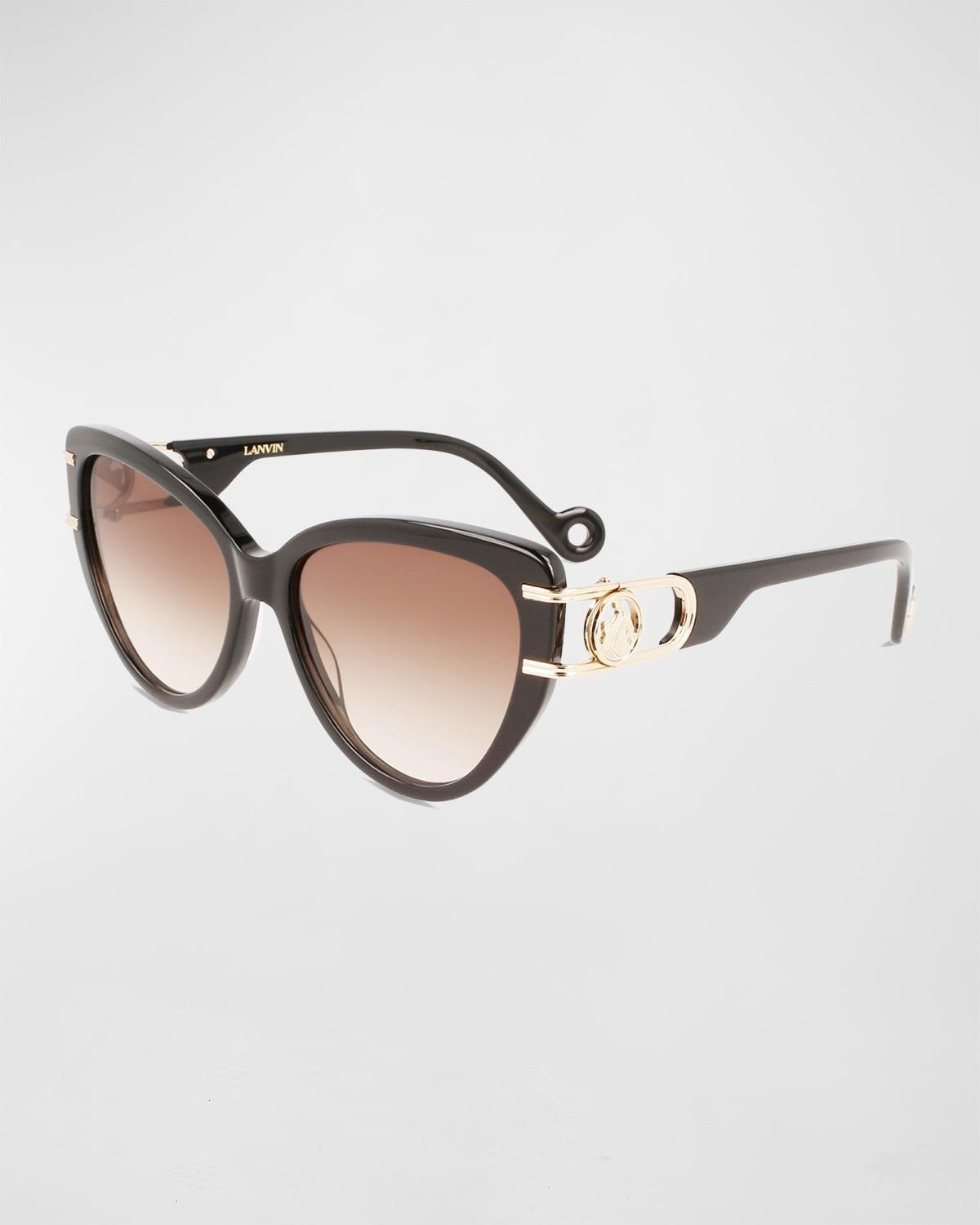 Lanvin Mother & Child 56mm Gradient Cat Eye Sunglasses Product Image