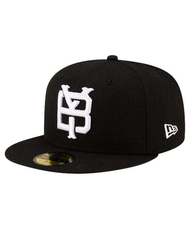 New Era Mens Black Somerset Patriots Theme Night Yankees 59FIFTY Fitted Hat Product Image