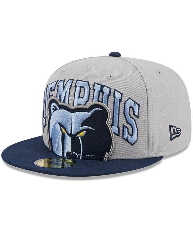 Mens New Era Gray Memphis Grizzlies Tip-Off Two-Tone 59FIFTY Fitted Hat - Gray Product Image