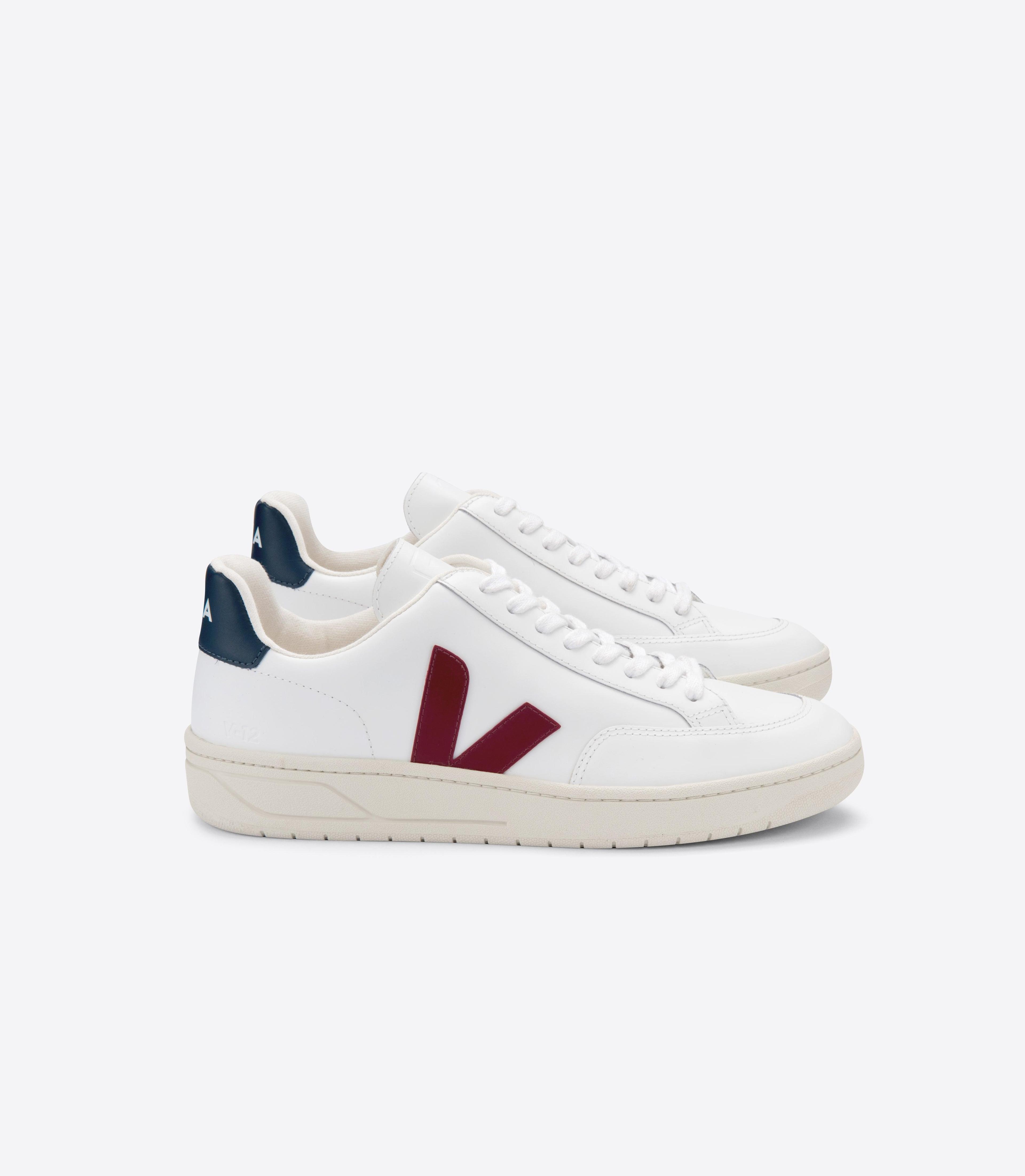 VEJA Women's V-12 - Extra White Marsala Nautico Product Image