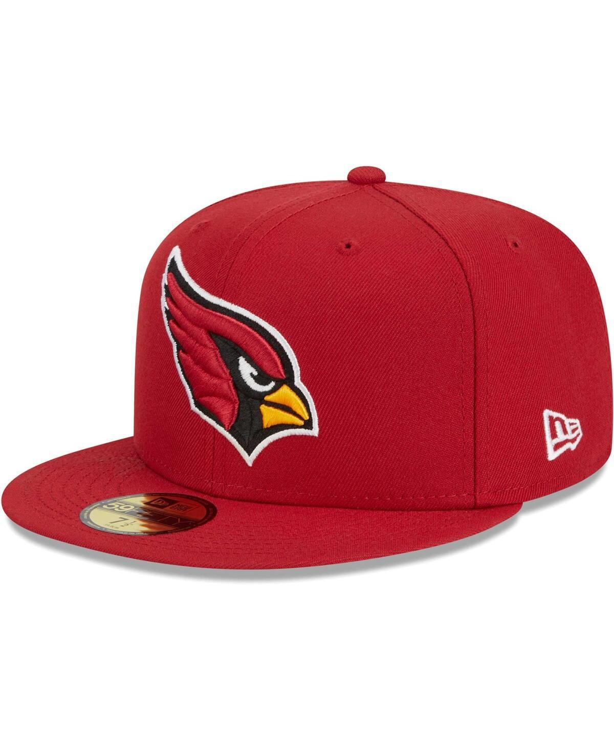 Mens New Era Cardinal Arizona Cardinals Main 59FIFTY Fitted Hat Product Image