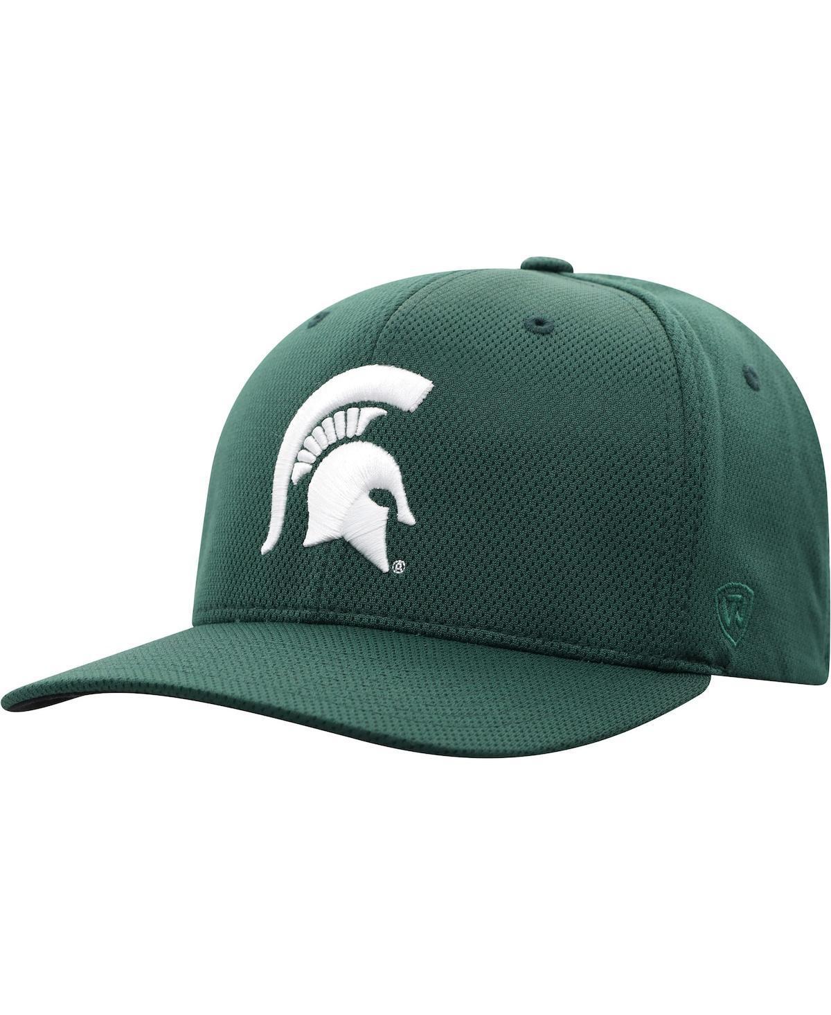 Mens Top of The World Green Michigan State Spartans Reflex Logo Flex Hat Product Image