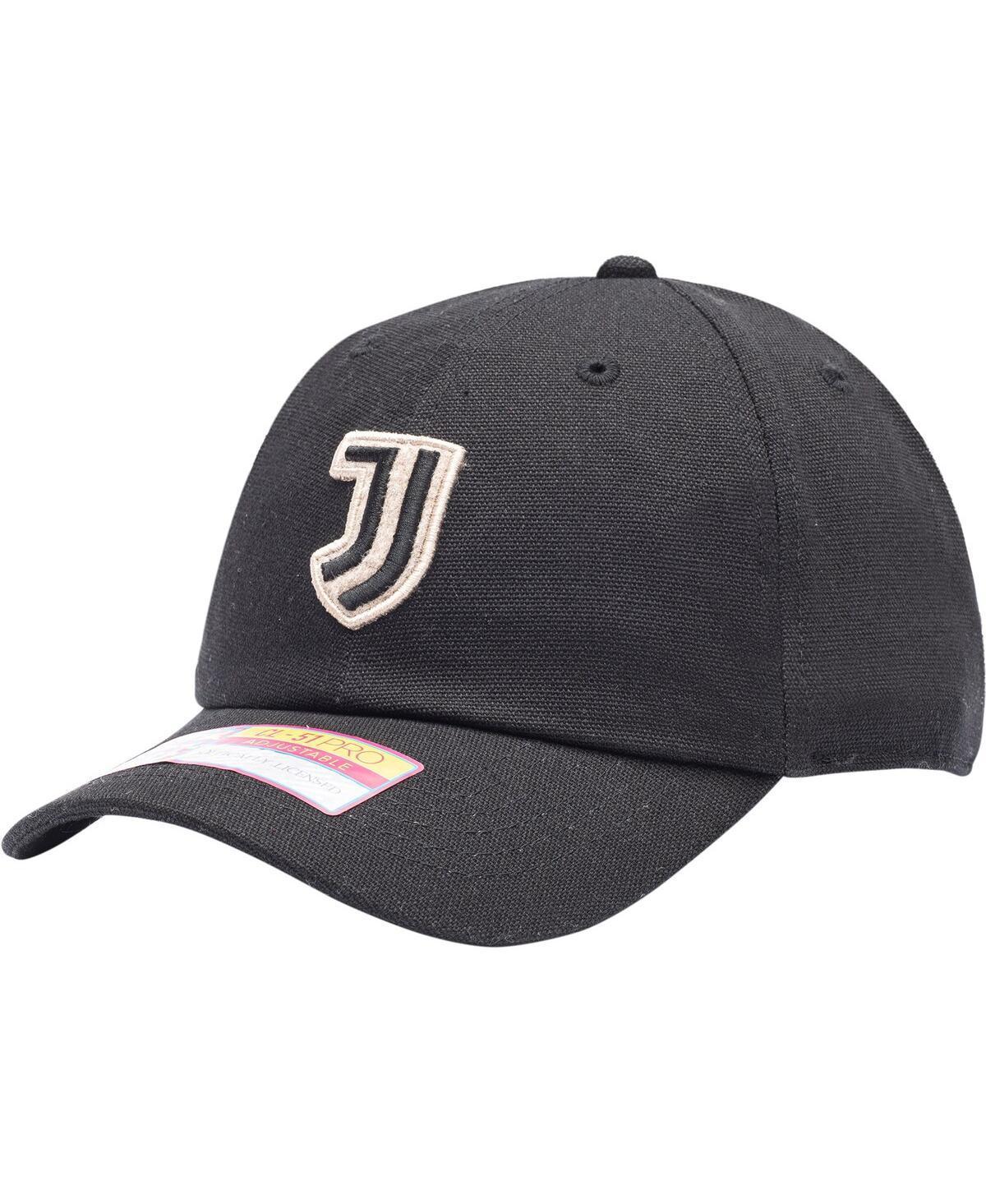 Mens Black Juventus Swatch Adjustable Hat Product Image