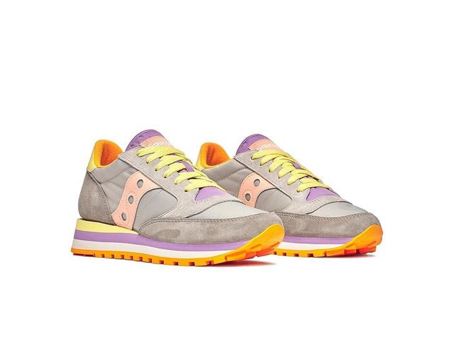 Saucony Originals Jazz Triple (Grey/Peach) Women's Shoes Product Image