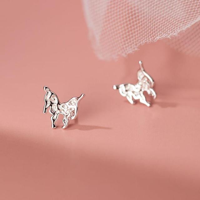 S925 Sterling Silver Butterfly Stud Earring Product Image