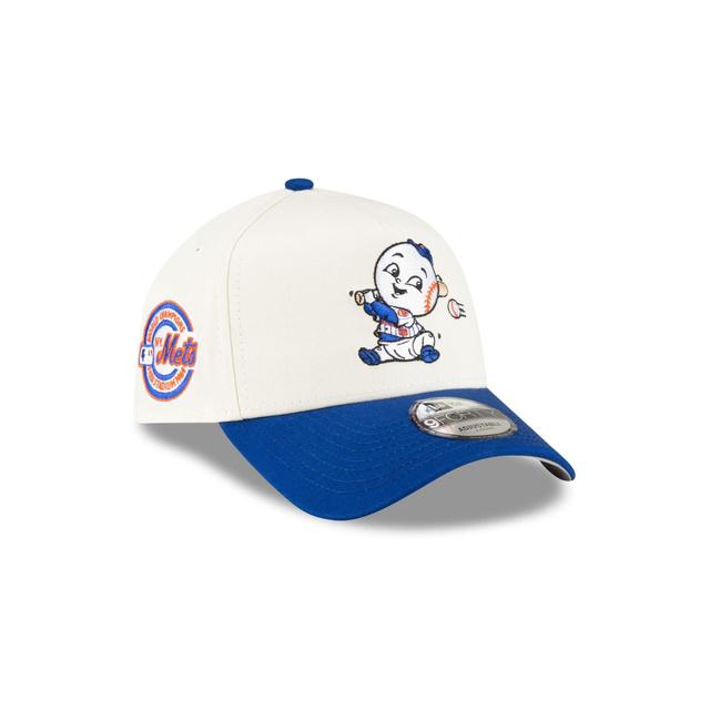 New York Mets Mini Mascot 9FORTY A-Frame Snapback Hat Male Product Image