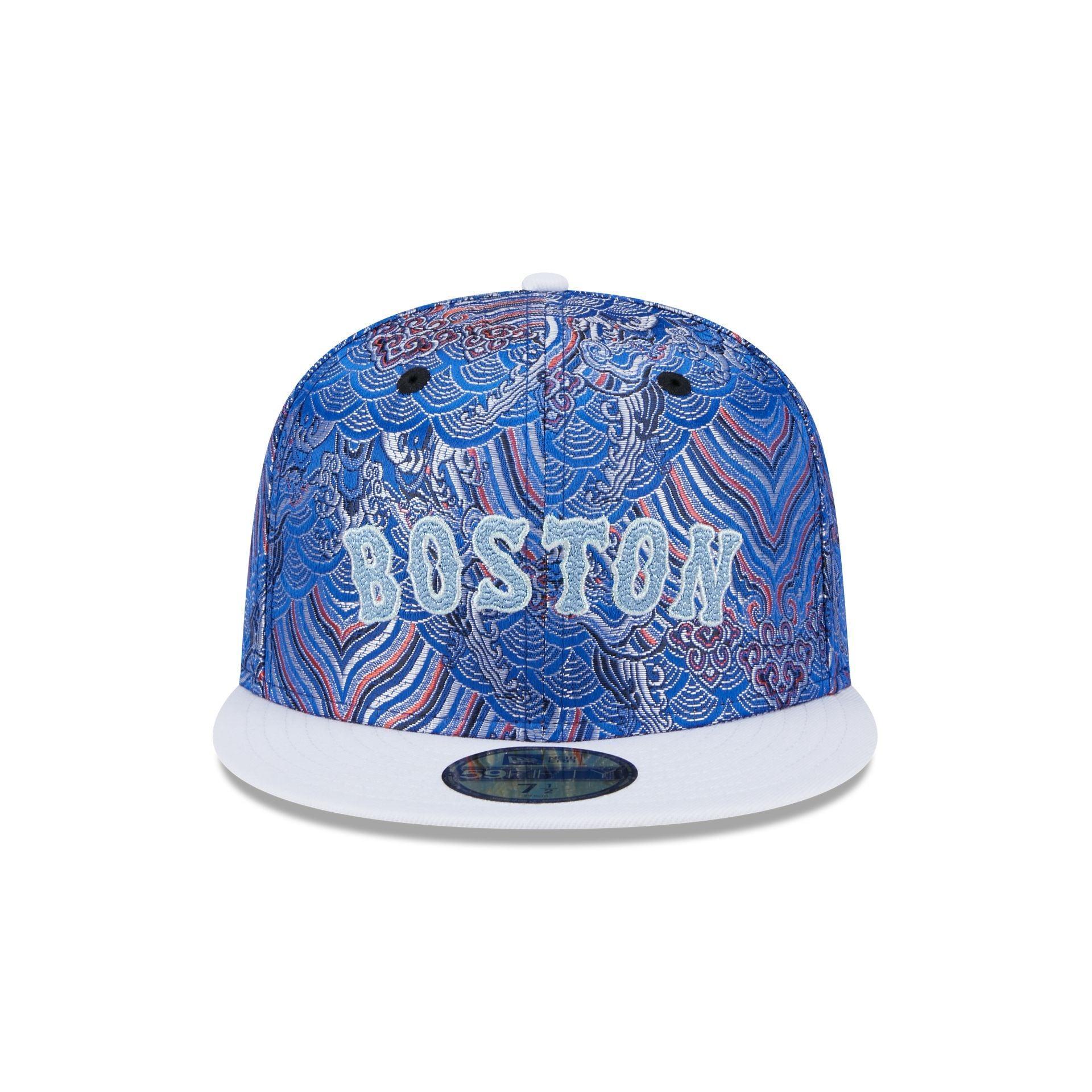 Boston Red Sox Wave Fill 59FIFTY Fitted Hat Male Product Image