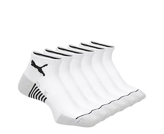 Puma Womens Quarter Crew Socks 6 Pairs Product Image