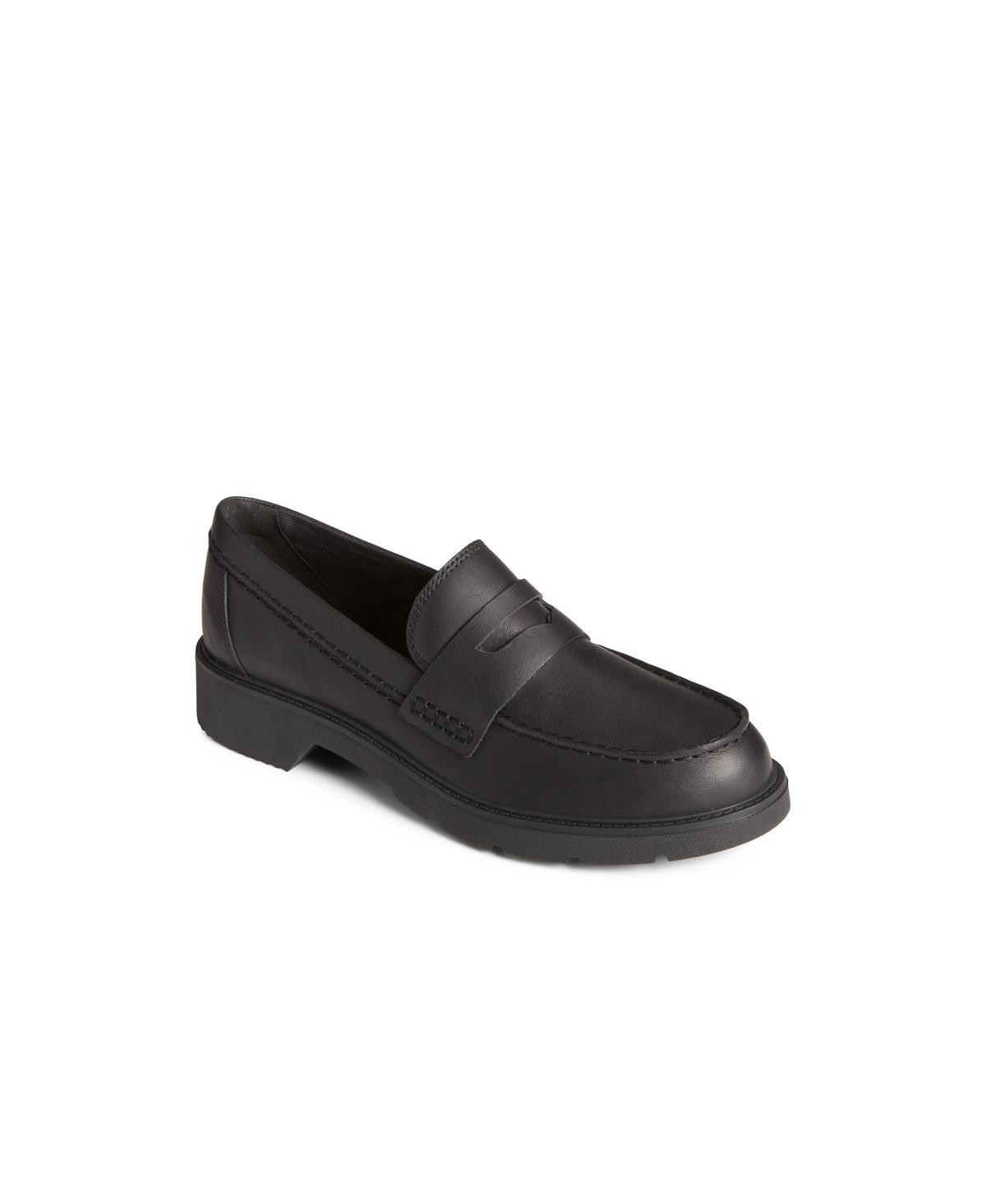 Sperry Womens Wells Suede Penny Loafers Product Image