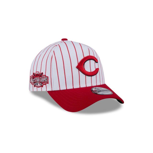 Cincinnati Reds All-Star Game Pack Pinstripe 9FORTY A-Frame Snapback Hat Male Product Image