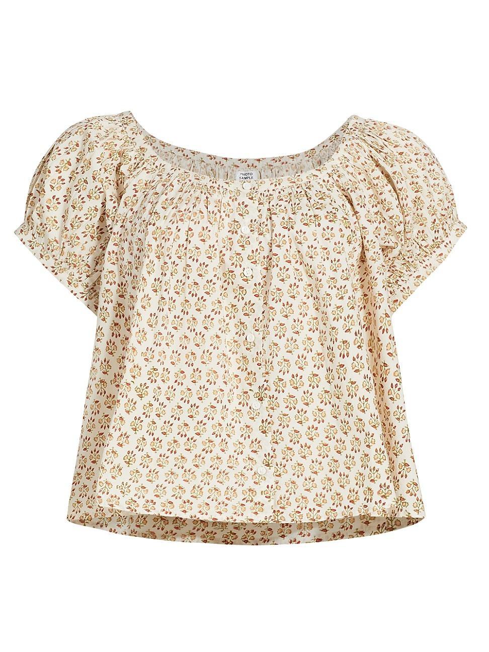 Womens Joyce Puff-Sleeve Swing Top Product Image