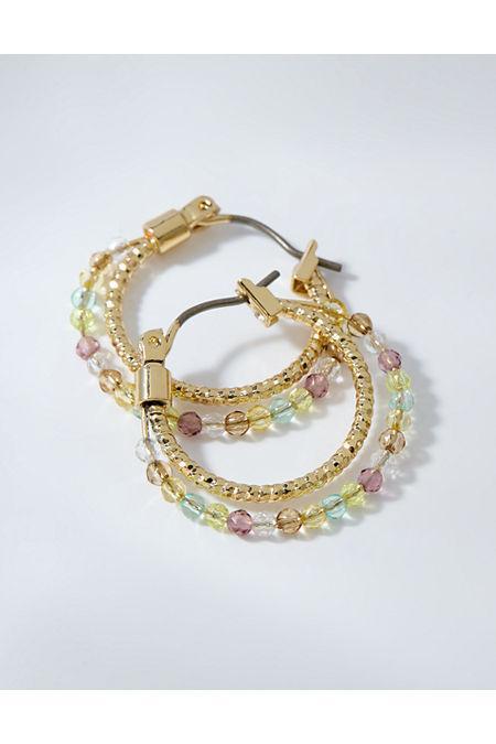 Aerie Multi Faceted Bead Earrings Women's Product Image