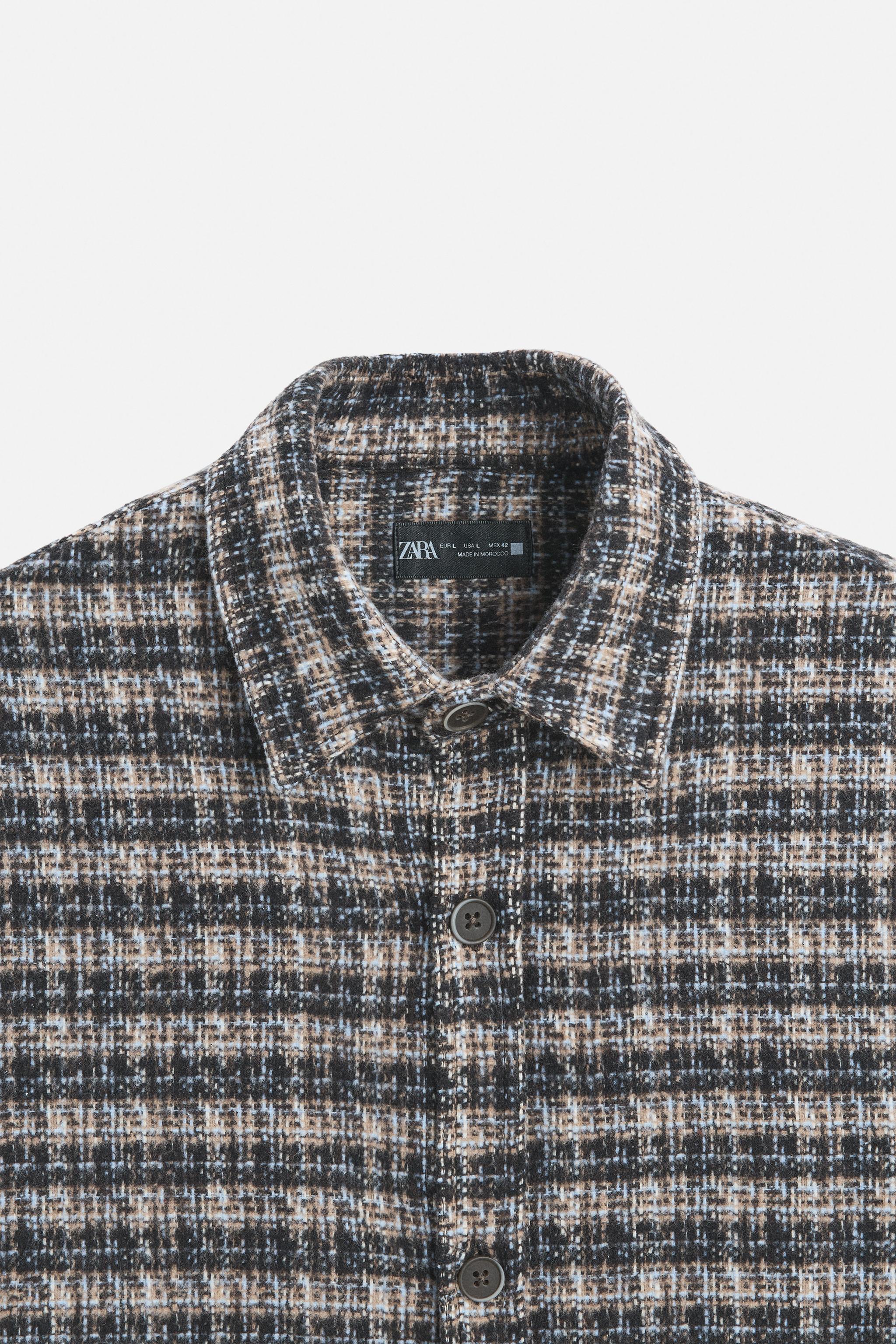 SOFT TEXTURED OVERSHIRT Product Image