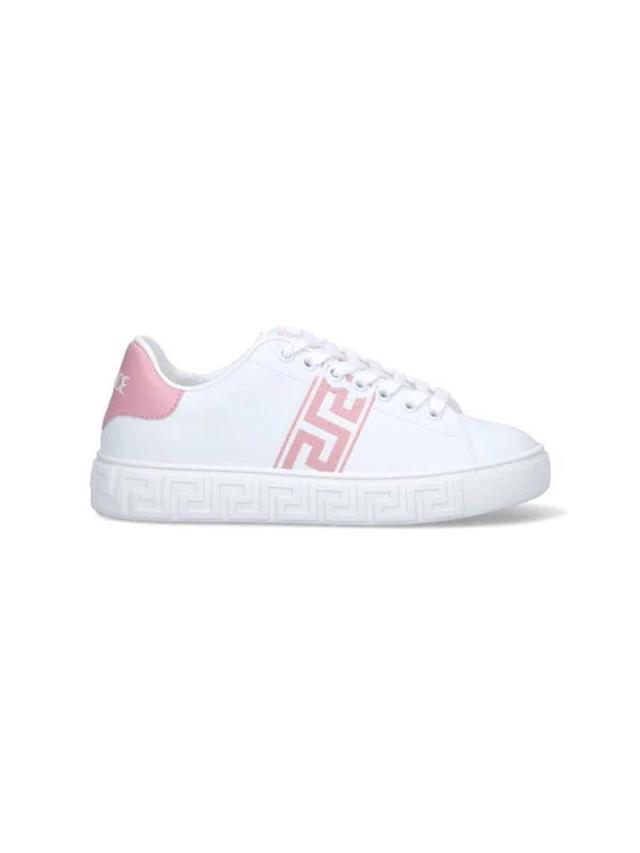 Greca Sneakers In Bianco-english Rose Product Image