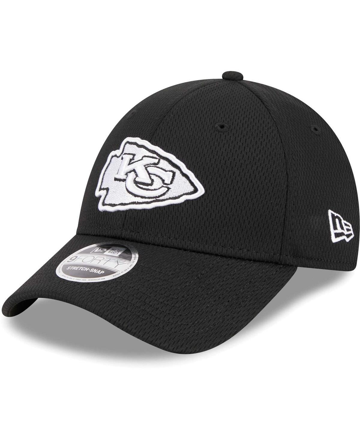 Mens New Era Black Kansas City Chiefs Main B-Dub 9FORTY Adjustable Hat Product Image