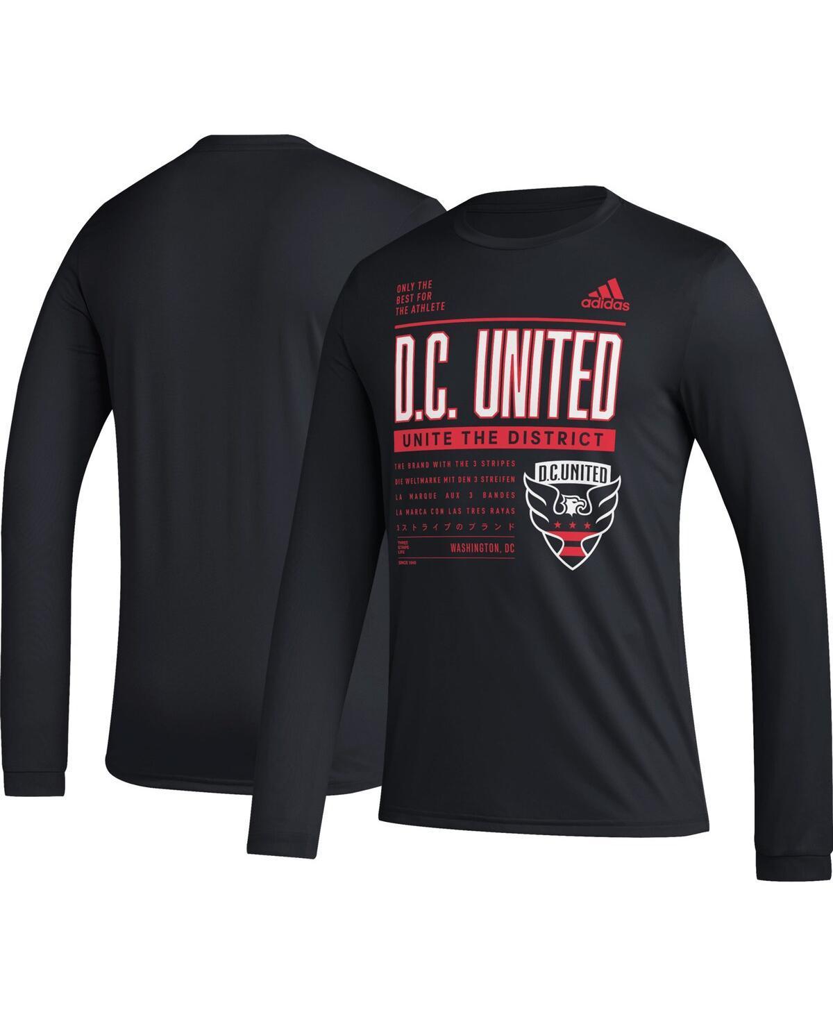 Mens adidas Black San Jose Earthquakes Club DNA Long Sleeve T-Shirt Product Image